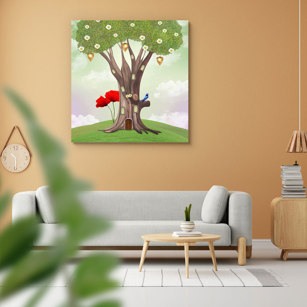 Summer Time D1 Peel & Stick Vinyl Wall Sticker-Laminated Wall Stickers-ART_VN_UN-IC 5005821 IC 5005821, Birds, Botanical, Countries, Digital, Digital Art, Fantasy, Floral, Flowers, Graphic, Illustrations, Landscapes, Mountains, Nature, Scenic, summer, time, d1, peel, stick, vinyl, wall, sticker, background, balcony, bird, bloom, blooming, building, clouds, country, drawn, elves, fairy, tale, field, foliage, garden, grass, hill, home, house, illustration, lamps, landscape, lanterns, leaves, magic, meadows, p