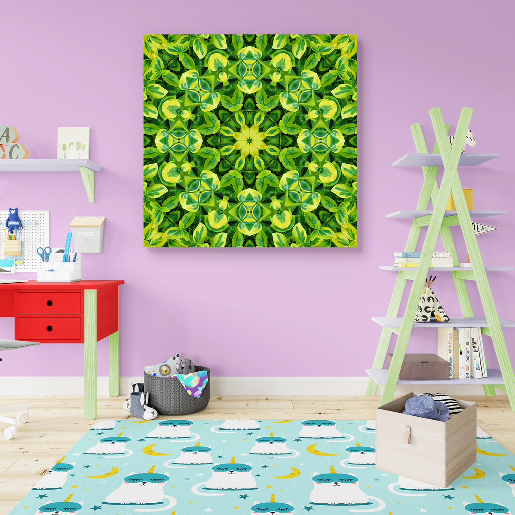 Green Mandala Flower Peel & Stick Vinyl Wall Sticker-Laminated Wall Stickers-ART_VN_UN-IC 5005825 IC 5005825, Abstract Expressionism, Abstracts, Art and Paintings, Botanical, Circle, Digital, Digital Art, Floral, Flowers, Geometric, Geometric Abstraction, Graphic, Mandala, Modern Art, Nature, Patterns, Semi Abstract, green, flower, peel, stick, vinyl, wall, sticker, abstract, art, artistic, backdrop, background, center, circular, concentric, curve, decor, decoration, kaleidoscope, modern, ornamental, patter