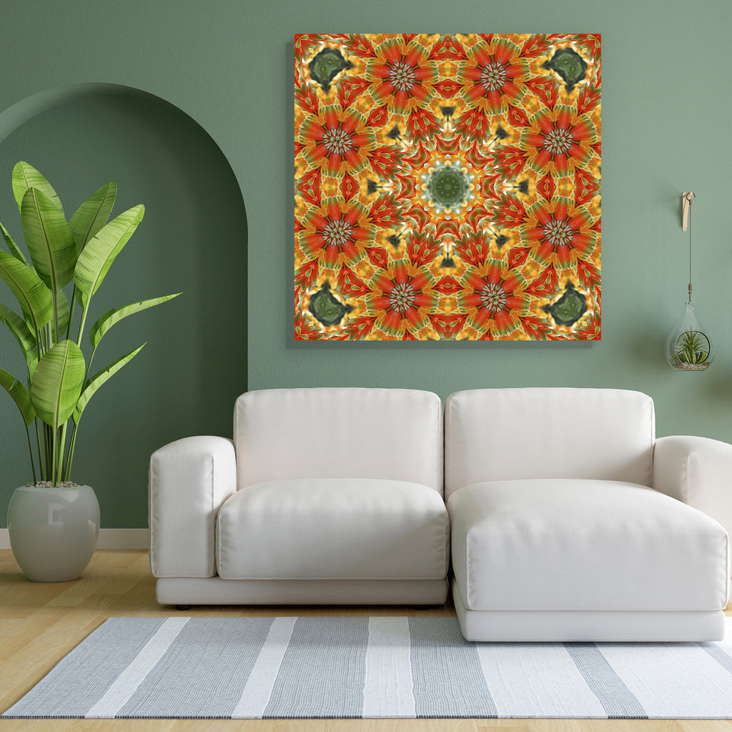Orange Mandala Peel & Stick Vinyl Wall Sticker-Laminated Wall Stickers-ART_VN_UN-IC 5005831 IC 5005831, Abstract Expressionism, Abstracts, Art and Paintings, Black and White, Botanical, Circle, Digital, Digital Art, Floral, Flowers, Geometric, Geometric Abstraction, Graphic, Icons, Illustrations, Mandala, Modern Art, Nature, Semi Abstract, White, orange, peel, stick, vinyl, wall, sticker, abstract, art, artistic, backdrop, background, bright, center, circular, concentric, curve, decor, decoration, flower, g