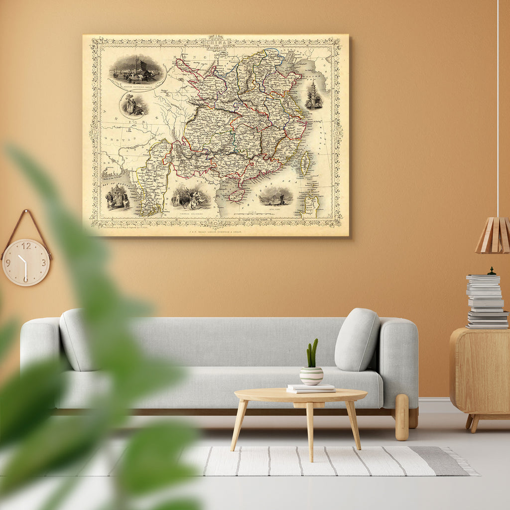 Photo of an 1851 Old Map Of China Peel & Stick Vinyl Wall Sticker-Laminated Wall Stickers-ART_VN_UN-IC 5005846 IC 5005846, Ancient, Art and Paintings, Asian, Chinese, Cities, City Views, Countries, Digital, Digital Art, Drawing, Education, God Ram, Graphic, Historical, Indian, Maps, Medieval, Schools, Signs, Signs and Symbols, Universities, Vintage, photo, of, an, 1851, old, map, china, peel, stick, vinyl, wall, sticker, world, antique, arabia, area, art, artistic, artwork, asia, atlas, cartography, central
