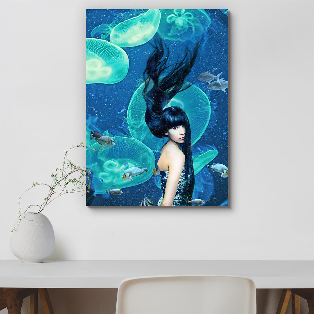 Mermaid Magic Underwater Photo Peel & Stick Vinyl Wall Sticker-Laminated Wall Stickers-ART_VN_UN-IC 5005857 IC 5005857, Art and Paintings, Fantasy, Fashion, Mermaid, People, Signs and Symbols, Symbols, magic, underwater, photo, peel, stick, vinyl, wall, sticker, art, beautiful, beauty, being, blue, brunete, brunette, bubbles, charm, creature, cute, delight, dream, fairytale, female, feminine, fish, floating, fresh, girl, glamour, hair, jellyfish, legend, model, mythology, nymph, ocean, person, pretty, sea, 