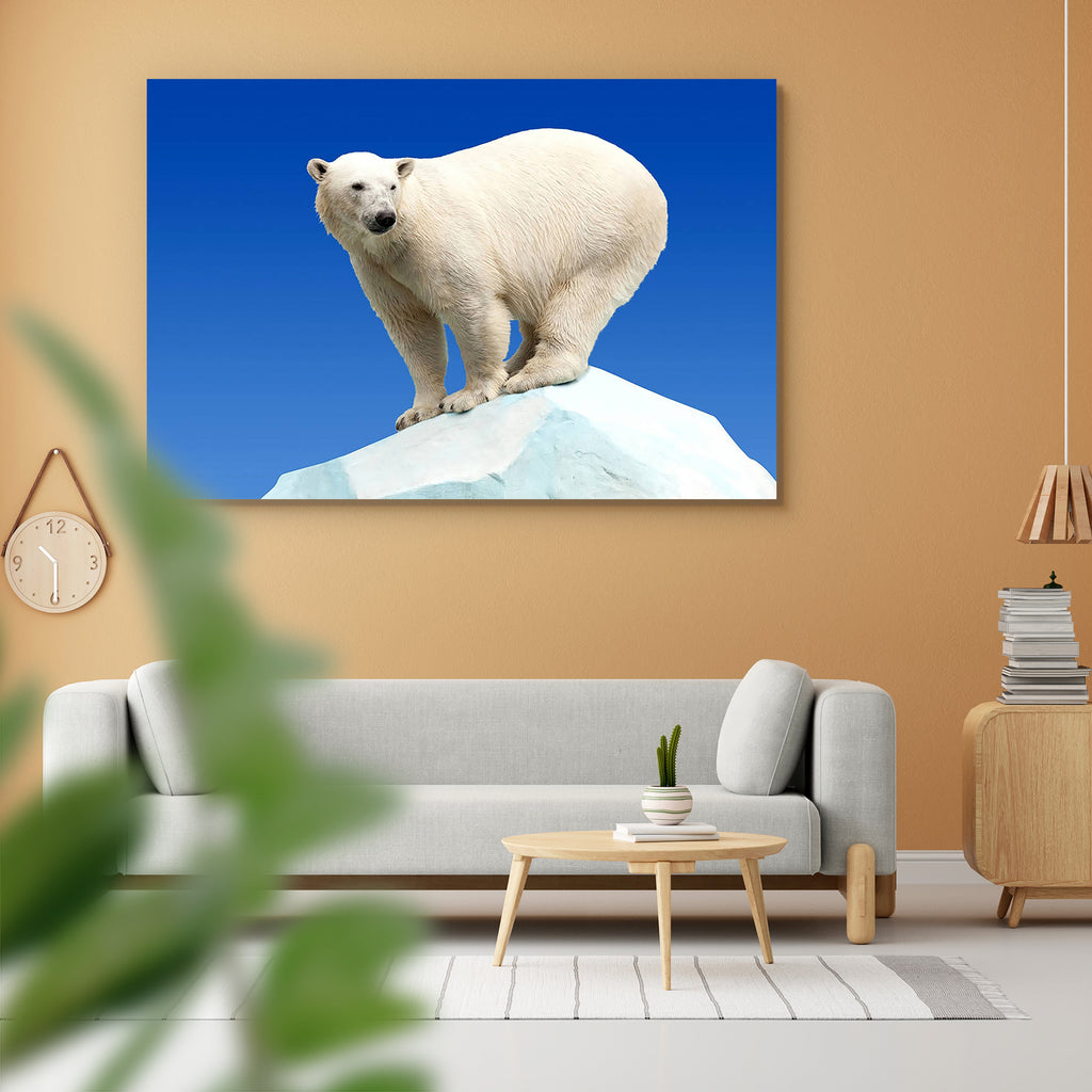 Polar Bear D2 Peel & Stick Vinyl Wall Sticker-Laminated Wall Stickers-ART_VN_UN-IC 5005888 IC 5005888, Animals, Black and White, Nature, Scenic, White, Wildlife, polar, bear, d2, peel, stick, vinyl, wall, sticker, aggressive, animal, arctic, captive, captivity, clouds, dangerous, endangered, extinction, fur, habitat, hunt, hunter, ice, mammal, marine, north, paw, pole, predator, reflex, sea, sky, snow, swim, swimmer, threatened, vulnerable, wallpaper, warming, water, wild, artzfolio, wall sticker, wall stic