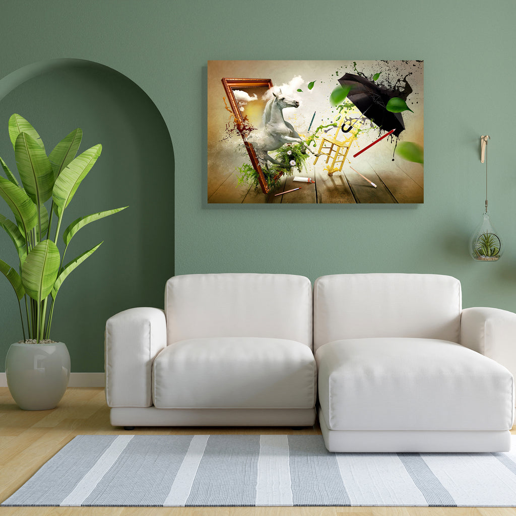 Magical World Peel & Stick Vinyl Wall Sticker-Laminated Wall Stickers-ART_VN_UN-IC 5005923 IC 5005923, Abstract Expressionism, Abstracts, Ancient, Animals, Art and Paintings, Black and White, Botanical, Business, Conceptual, Digital, Digital Art, Fantasy, Floral, Flowers, Graphic, Historical, Illustrations, Medieval, Nature, Paintings, Scenic, Semi Abstract, Signs, Signs and Symbols, Splatter, Symbols, Vintage, White, magical, world, peel, stick, vinyl, wall, sticker, concept, creative, unique, idea, art, c