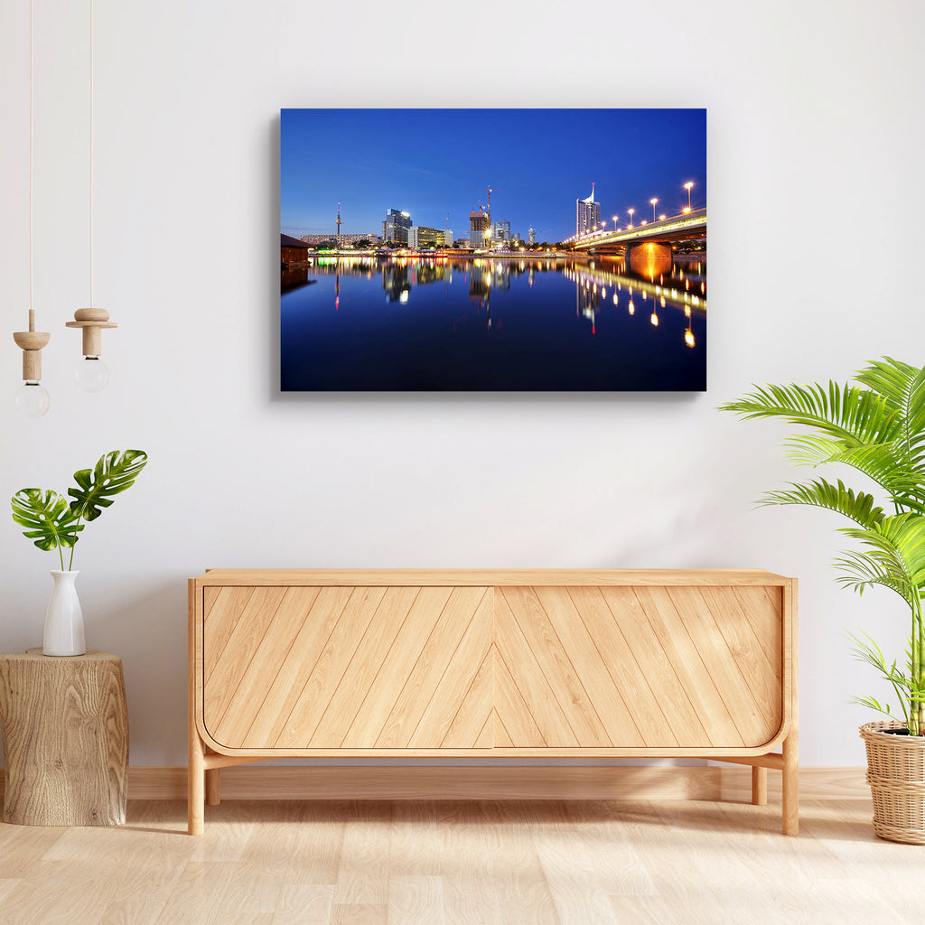 Vienna & The Danube River Peel & Stick Vinyl Wall Sticker-Laminated Wall Stickers-ART_VN_UN-IC 5005928 IC 5005928, Panorama, Skylines, vienna, the, danube, river, peel, stick, vinyl, wall, sticker, austria, authority, building, capital, europe, leadership, light, manager, night, office, organization, panoramic, picture, reflection, scene, sight, skyline, skyscraper, water, wealth, artzfolio, wall sticker, wall stickers, wallpaper sticker, wall stickers for bedroom, wall decoration items for bedroom, wall de