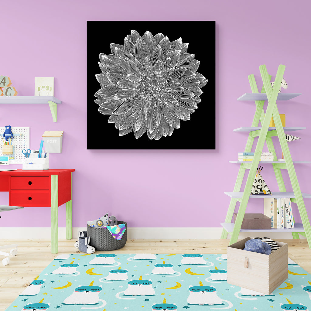 Dahlia Flower D1 Peel & Stick Vinyl Wall Sticker-Laminated Wall Stickers-ART_VN_UN-IC 5005934 IC 5005934, Black, Black and White, Botanical, Calligraphy, Circle, Decorative, Digital, Digital Art, Drawing, Floral, Flowers, Graphic, Illustrations, Nature, Patterns, Scenic, Signs, Signs and Symbols, Sketches, White, dahlia, flower, d1, peel, stick, vinyl, wall, sticker, engraving, and, bloom, blooming, blossom, botany, calligraphic, card, creativity, cutout, deco, decor, decoration, design, drawn, element, fil