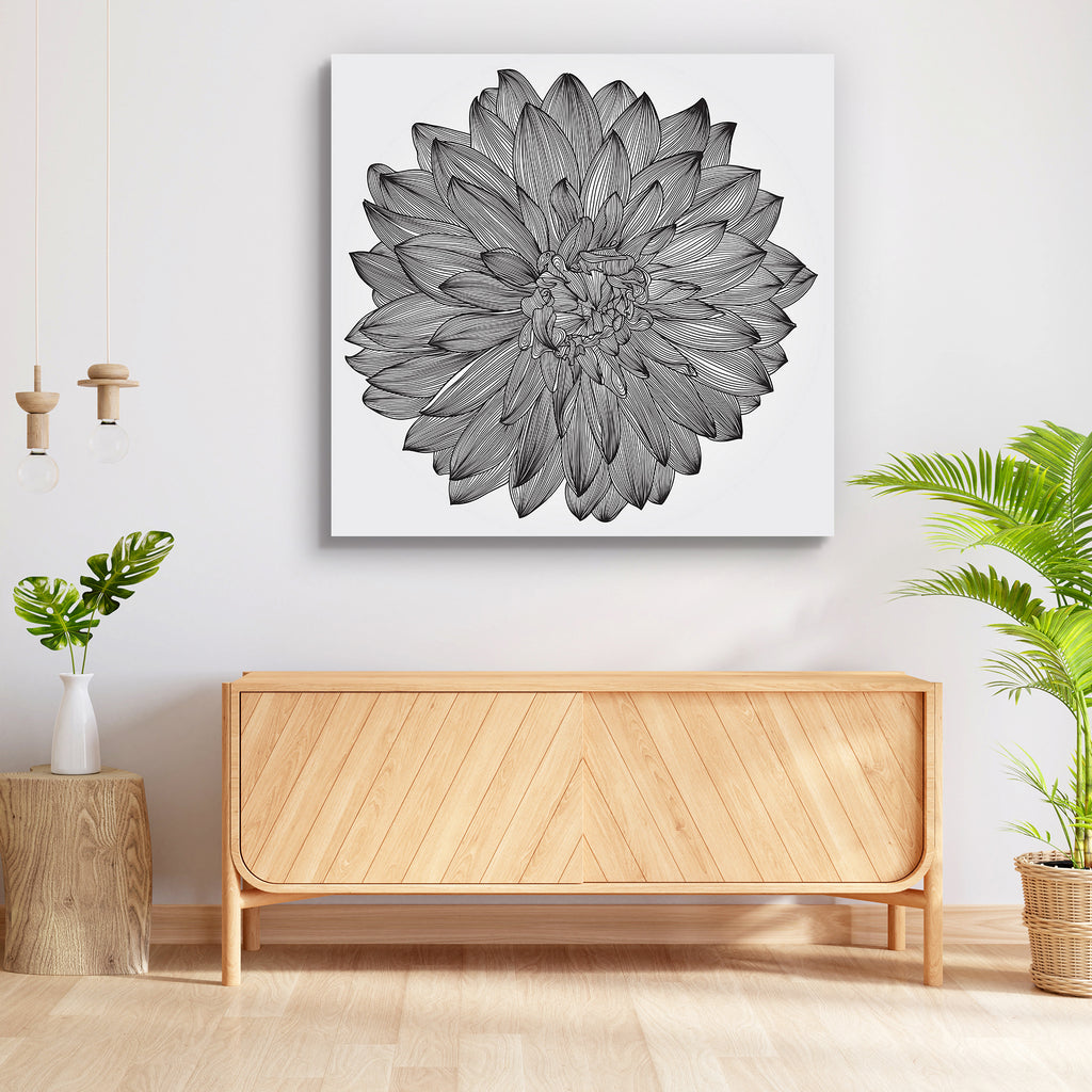 Black Dahlia Flower Peel & Stick Vinyl Wall Sticker-Laminated Wall Stickers-ART_VN_UN-IC 5005935 IC 5005935, Art and Paintings, Art Deco, Black, Black and White, Botanical, Calligraphy, Circle, Decorative, Digital, Digital Art, Drawing, Floral, Flowers, Graphic, Illustrations, Nature, Patterns, Scenic, Signs, Signs and Symbols, Sketches, dahlia, flower, peel, stick, vinyl, wall, sticker, engraving, art, deco, sketch, botany, artwork, bloom, blooming, blossom, botanic, decor, decoration, design, drawn, eleme