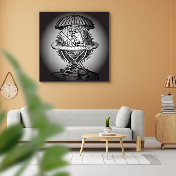 Ancient Globe Peel & Stick Vinyl Wall Sticker-Laminated Wall Stickers-ART_VN_UN-IC 5005941 IC 5005941, Ancient, Art and Paintings, Books, Countries, Drawing, Education, Historical, Illustrations, Medieval, Paintings, Retro, Schools, Sketches, Universities, Vintage, globe, peel, stick, vinyl, wall, sticker, for, home, decoration, academic, adventure, antique, archaic, art, artistic, artwork, authentic, ball, blueprint, charcoal, classical, country, countryside, craft, crayon, direction, distance, doodle, dra