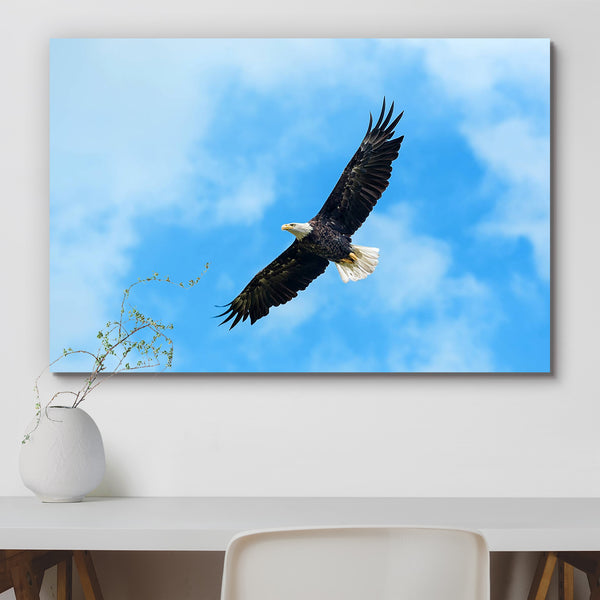 American Bald Eagle Circling In The Air Peel & Stick Vinyl Wall Sticker-Laminated Wall Stickers-ART_VN_UN-IC 5005952 IC 5005952, Adult, American, Animals, Automobiles, Birds, Countries, Nature, Scenic, Signs and Symbols, Sunsets, Symbols, Transportation, Travel, Vehicles, Wildlife, bald, eagle, circling, in, the, air, peel, stick, vinyl, wall, sticker, for, home, decoration, soaring, eagles, flight, hawk, alaska, america, animal, avian, bird, birding, birdwatching, blue, clouds, country, fly, free, freedom,