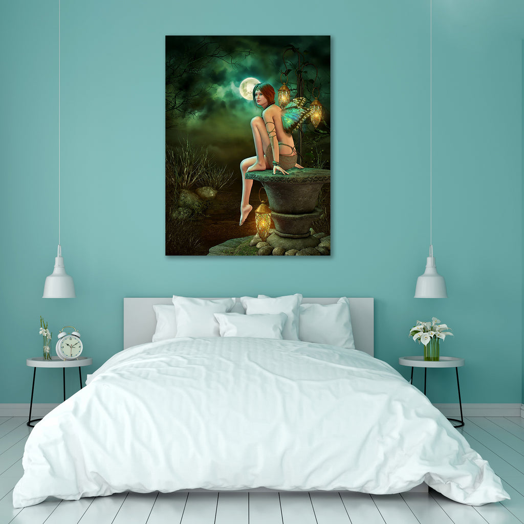 Little Pixie Sitting On A Pedestal Of Stone Peel & Stick Vinyl Wall Sticker-Laminated Wall Stickers-ART_VN_UN-IC 5005975 IC 5005975, Art and Paintings, Fantasy, Illustrations, Marble and Stone, Seasons, Wooden, little, pixie, sitting, on, a, pedestal, of, stone, peel, stick, vinyl, wall, sticker, fairy, woman, fairies, art, altar, bangle, blue, charming, cute, elf, enchanting, fae, fairyland, fairytale, female, fly, forest, girl, gleam, green, illustration, jewelry, lamp, lantern, light, magic, magical, mai