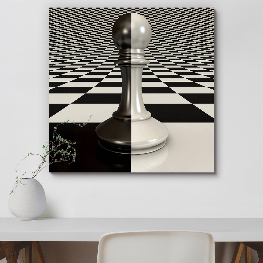 Pawn On Chessboard Peel & Stick Vinyl Wall Sticker-Laminated Wall Stickers-ART_VN_UN-IC 5005979 IC 5005979, 3D, Abstract Expressionism, Abstracts, Art and Paintings, Black, Black and White, Decorative, Entertainment, Geometric, Geometric Abstraction, Illustrations, Modern Art, Patterns, Semi Abstract, Sports, White, pawn, on, chessboard, peel, stick, vinyl, wall, sticker, illusion, abstract, art, background, battle, board, challenge, chess, choice, competition, concepts, conflict, conquering, decisions, for