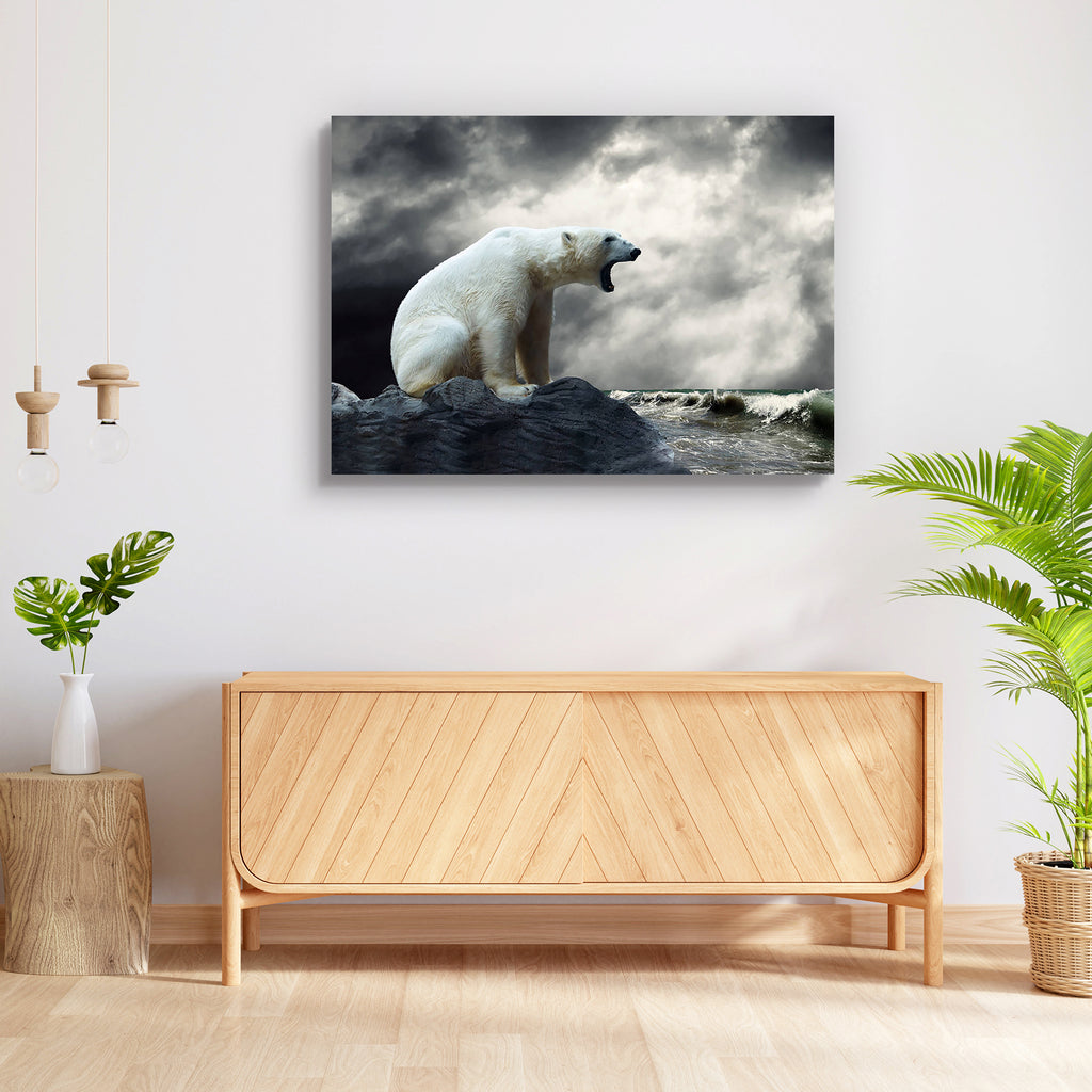 White Polar Bear Hunter On The Ice Peel & Stick Vinyl Wall Sticker-Laminated Wall Stickers-ART_VN_UN-IC 5005990 IC 5005990, Animals, Black and White, Nature, Scenic, White, Wildlife, polar, bear, hunter, on, the, ice, peel, stick, vinyl, wall, sticker, aggressive, animal, antarctic, arctic, background, big, captive, captivity, change, climate, clouds, dangerous, destruction, drops, endangered, extinct, extinction, fur, habitat, hunt, mammal, marine, north, paw, pole, power, predator, reflex, sea, sky, snow,