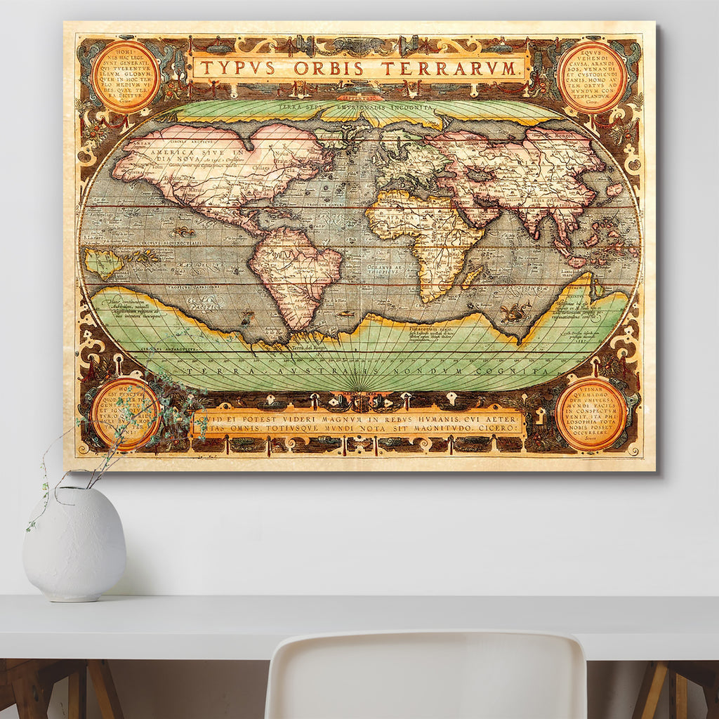 Old Map 1587 Typvs Orbis Terrarvm Peel & Stick Vinyl Wall Sticker-Laminated Wall Stickers-ART_VN_UN-IC 5005992 IC 5005992, Abstract Expressionism, Abstracts, African, American, Ancient, Art and Paintings, Asian, Decorative, Historical, Maps, Medieval, Patterns, Retro, Semi Abstract, Vintage, old, map, 1587, typvs, orbis, terrarvm, peel, stick, vinyl, wall, sticker, abstract, africa, america, antique, art, asia, atlantic, atlas, australia, background, border, burnt, canvas, color, dirty, earth, europe, frame