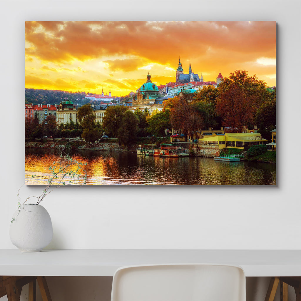 Old Prague from Charles Bridge Peel & Stick Vinyl Wall Sticker-Laminated Wall Stickers-ART_VN_UN-IC 5006011 IC 5006011, Ancient, Architecture, Automobiles, Baroque, Bohemian, Cities, City Views, Historical, Medieval, People, Rococo, Sunsets, Transportation, Travel, Vehicles, Vintage, old, prague, from, charles, bridge, peel, stick, vinyl, wall, sticker, bohemia, capital, castle, cathedral, church, city, cityscape, czech, republic, destinations, eastern, europe, evening, famous, reflection, river, royal, pal
