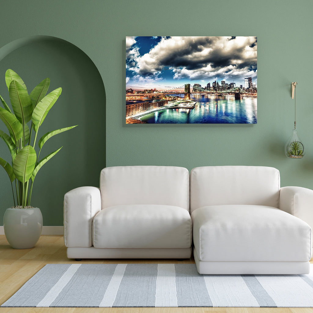 New York Cityscape & Brooklyn Bridge at Sunset, USA Peel & Stick Vinyl Wall Sticker-Laminated Wall Stickers-ART_VN_UN-IC 5006014 IC 5006014, American, Architecture, Automobiles, Business, Cities, City Views, Holidays, Landmarks, Places, Skylines, Sunsets, Transportation, Travel, Urban, Vehicles, new, york, cityscape, brooklyn, bridge, at, sunset, usa, peel, stick, vinyl, wall, sticker, america, apartment, beauty, blue, buildings, city, downtown, dusk, east, evening, famous, financial, harbor, holiday, hudso