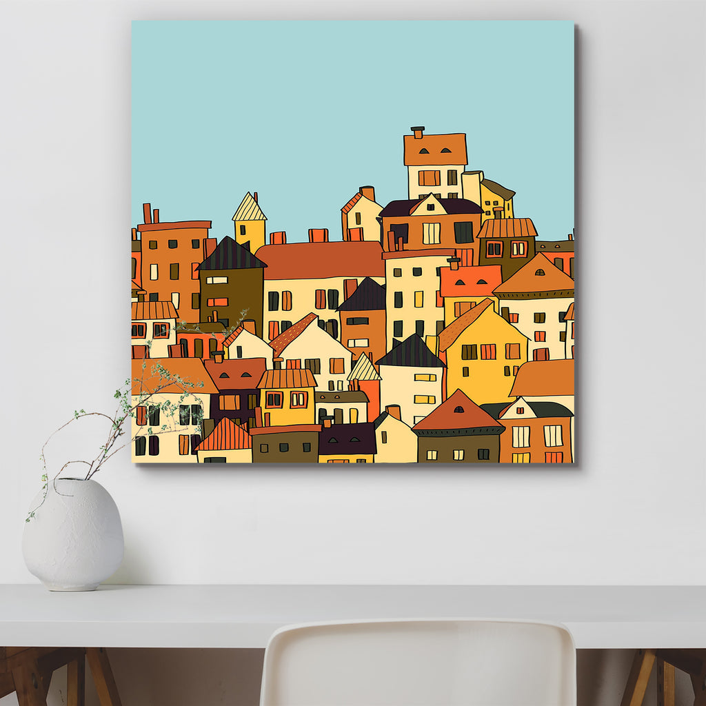 Town In European Style Peel & Stick Vinyl Wall Sticker-Laminated Wall Stickers-ART_VN_UN-IC 5006016 IC 5006016, Ancient, Animated Cartoons, Architecture, Automobiles, Caricature, Cartoons, Cities, City Views, God Ram, Hinduism, Historical, Landscapes, Medieval, Panorama, Patterns, Retro, Scenic, Sketches, Transportation, Travel, Urban, Vehicles, Vintage, town, in, european, style, peel, stick, vinyl, wall, sticker, city, apartment, background, banner, blue, brown, building, cartoon, castle, chimney, citysca