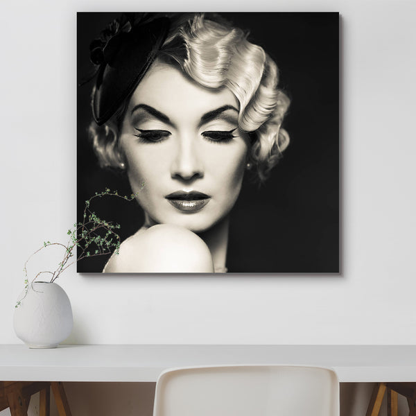 Retro Woman D5 Peel & Stick Vinyl Wall Sticker-Laminated Wall Stickers-ART_VN_UN-IC 5006028 IC 5006028, Adult, Ancient, Art and Paintings, Asian, Black and White, Fashion, Historical, Individuals, Medieval, Portraits, Retro, Vintage, White, woman, d5, peel, stick, vinyl, wall, sticker, for, home, decoration, hairstyles, hairstyle, art, attractive, beautiful, beauty, blond, caucasian, classic, cosmetics, desaturated, dress, earrings, elegance, elegant, emotions, face, fashionable, female, glamour, hairdo, ha