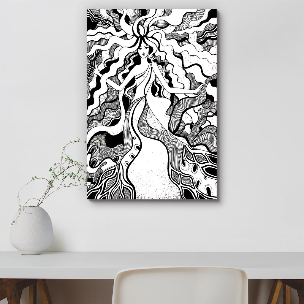 Drawing Of A Girl D1 Peel & Stick Vinyl Wall Sticker-Laminated Wall Stickers-ART_VN_UN-IC 5006040 IC 5006040, Art and Paintings, Art Nouveau, Black, Black and White, Botanical, Culture, Drawing, Ethnic, Floral, Flowers, Hand Drawn, Illustrations, Modern Art, Nature, Paintings, Scenic, Traditional, Tribal, White, World Culture, of, a, girl, d1, peel, stick, vinyl, wall, sticker, art, nouveau, artwork, backdrop, background, beauty, and, blossom, card, character, contrast, cover, curl, flourish, flower, hand, 
