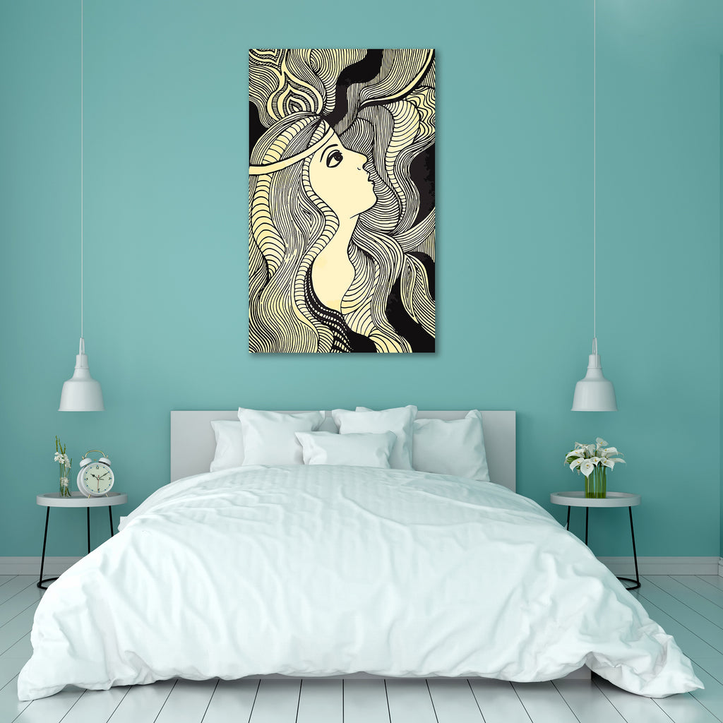 Drawing Of A Girl D2 Peel & Stick Vinyl Wall Sticker-Laminated Wall Stickers-ART_VN_UN-IC 5006041 IC 5006041, Ancient, Art and Paintings, Art Nouveau, Black, Black and White, Botanical, Culture, Drawing, Ethnic, Floral, Flowers, Hand Drawn, Historical, Illustrations, Medieval, Modern Art, Nature, Paintings, Scenic, Traditional, Tribal, Vintage, White, World Culture, of, a, girl, d2, peel, stick, vinyl, wall, sticker, aged, antique, art, nouveau, artwork, backdrop, background, beauty, and, blossom, card, cha