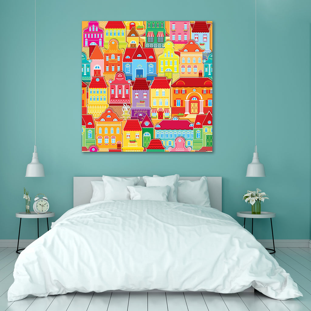 Colorful Houses in City Peel & Stick Vinyl Wall Sticker-Laminated Wall Stickers-ART_VN_UN-IC 5006045 IC 5006045, Ancient, Animated Cartoons, Architecture, Art and Paintings, Caricature, Cartoons, Cities, City Views, Decorative, Digital, Digital Art, Drawing, God Ram, Graphic, Hinduism, Historical, Medieval, Panorama, Patterns, Retro, Signs, Signs and Symbols, Urban, Vintage, colorful, houses, in, city, peel, stick, vinyl, wall, sticker, apartment, art, background, balcony, building, cartoon, cityscape, cons