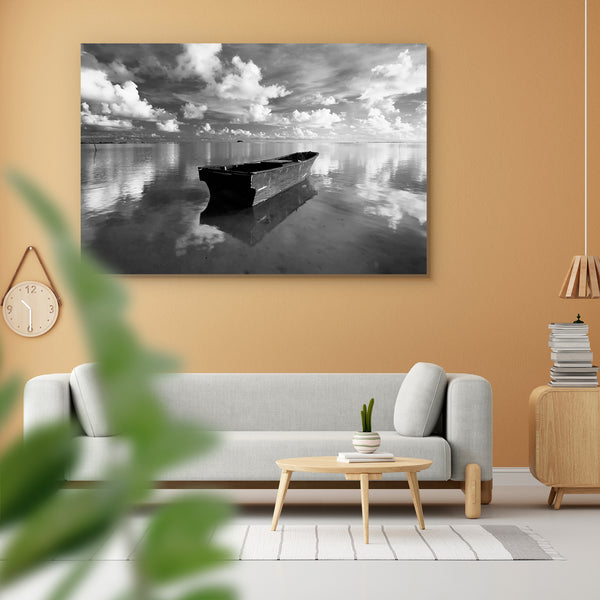 Lonely Boat & Reflection of Clouds & Sky, Malaysia Peel & Stick Vinyl Wall Sticker-Laminated Wall Stickers-ART_VN_UN-IC 5006108 IC 5006108, Art and Paintings, Asian, Black, Black and White, Boats, Fine Art Reprint, Nature, Nautical, Scenic, Sunrises, White, lonely, boat, reflection, of, clouds, sky, malaysia, peel, stick, vinyl, wall, sticker, for, home, decoration, and, alone, asia, beach, borneo, cloud, fine, art, floating, mirror, sabah, sea, sunrise, water, artzfolio, wall sticker, wall stickers, wallpa