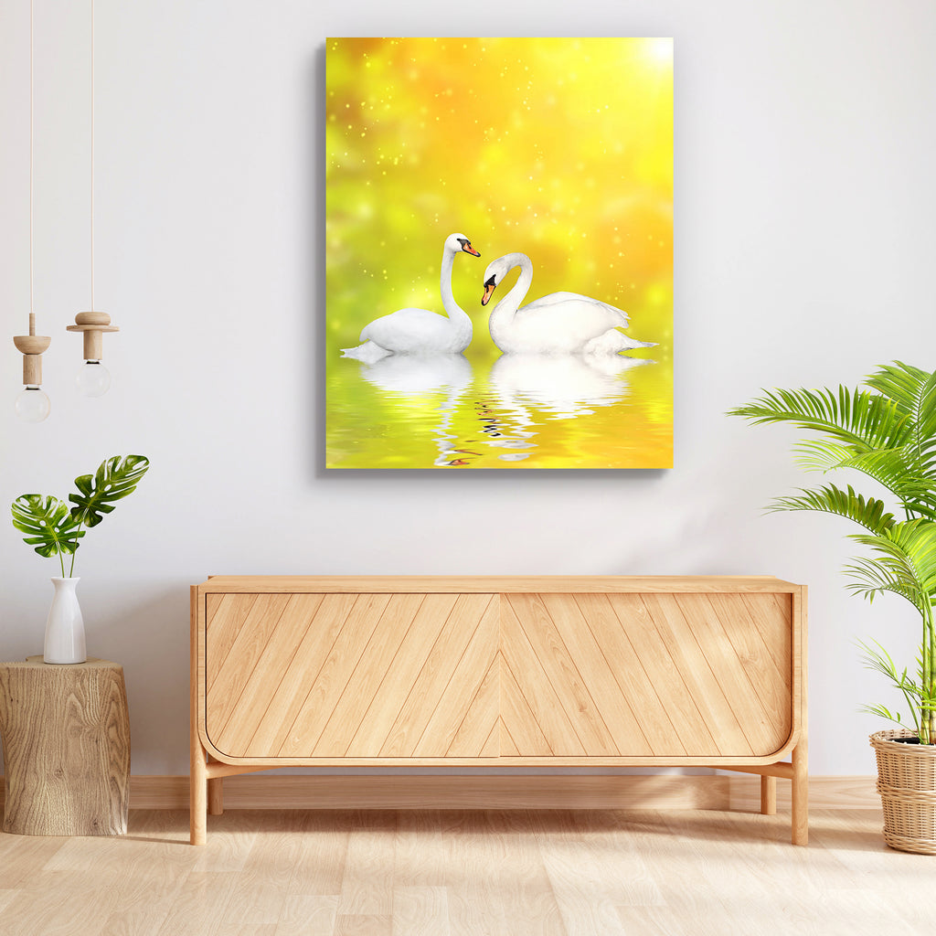 Two White Swans D8 Peel & Stick Vinyl Wall Sticker-Laminated Wall Stickers-ART_VN_UN-IC 5006148 IC 5006148, Animals, Birds, Black and White, Love, Nature, Romance, Scenic, Signs and Symbols, Symbols, White, two, swans, d8, peel, stick, vinyl, wall, sticker, animal, beauty, bird, couple, elegance, eternity, lake, light, loving, magic, mute, swan, pair, pond, ripple, scene, spark, stream, sun, sunlight, swimming, symbol, togetherness, tranquil, twosome, water, waterfowl, artzfolio, wall sticker, wall stickers