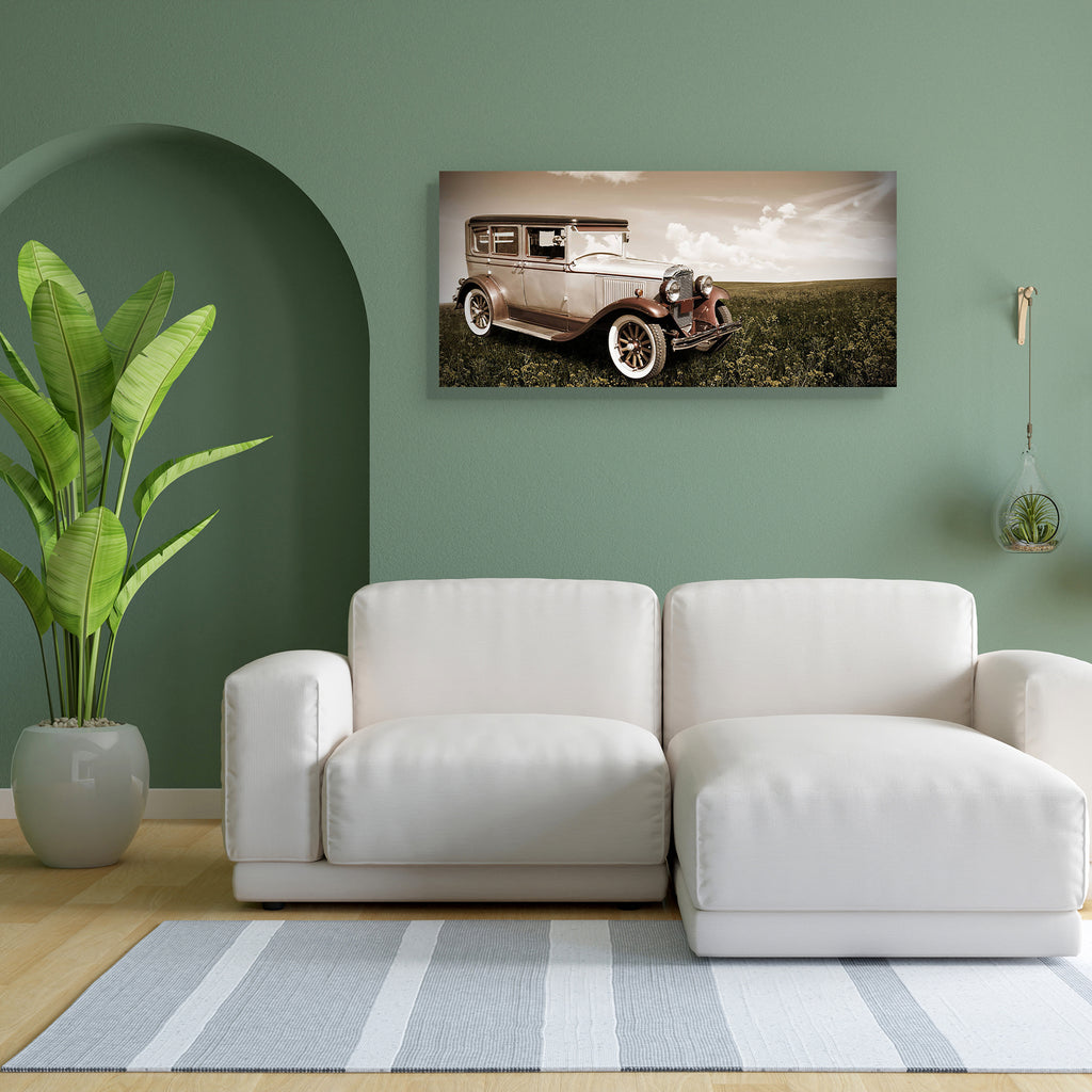 Retro Car Standing in a Field Peel & Stick Vinyl Wall Sticker-Laminated Wall Stickers-ART_VN_UN-IC 5006153 IC 5006153, American, Automobiles, Cars, Retro, Sports, Transportation, Travel, Vehicles, Vintage, Metallic, car, standing, in, a, field, peel, stick, vinyl, wall, sticker, america, americana, antique, auto, automobile, bumper, chrome, classic, drive, driving, engine, exhibition, fender, front, grill, grille, headlights, hood, hot, hotrod, look, metal, old, oldtimer, past, pickup, restore, restored, ro
