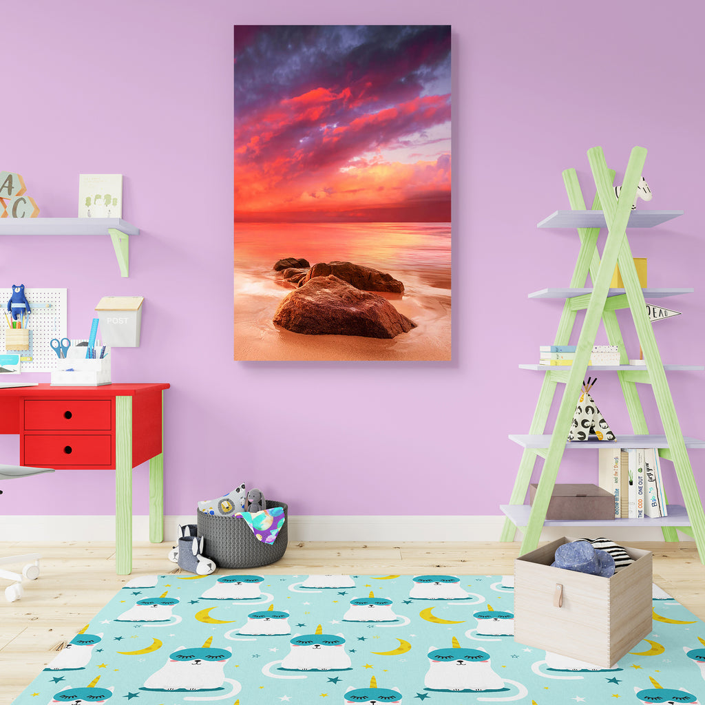Beautiful Tropical Scene At Sunset, Automobiles, Cities, City Views, Landscapes, Nature, Scenic, Sunrises, Sunsets, Transportation, Travel, Tropical, Vehicles, adhesive, bed, big, cupboard, decal, decor, dining, furniture, home, house, item, kids, kitchen, large, office, painting, paper, poster, pvc, room, self, sticker, vinyl, wall, wallpaper, waterproof, , , , 