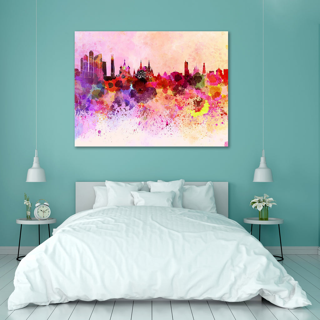 Moscow, Capital of Russia, Skyline Peel & Stick Vinyl Wall Sticker-Laminated Wall Stickers-ART_VN_UN-IC 5006216 IC 5006216, Abstract Expressionism, Abstracts, Ancient, Architecture, Art and Paintings, Cities, City Views, Historical, Illustrations, Landmarks, Medieval, Panorama, Places, Russian, Semi Abstract, Skylines, Splatter, Vintage, Watercolour, moscow, capital, of, russia, skyline, peel, stick, vinyl, wall, sticker, abstract, art, background, bright, cityscape, color, colorful, creativity, europe, gru