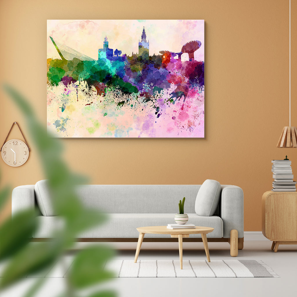 Seville, Spain Skyline Peel & Stick Vinyl Wall Sticker-Laminated Wall Stickers-ART_VN_UN-IC 5006218 IC 5006218, Abstract Expressionism, Abstracts, Ancient, Architecture, Art and Paintings, Cities, City Views, Historical, Illustrations, Landmarks, Medieval, Panorama, Places, Semi Abstract, Skylines, Spanish, Splatter, Vintage, Watercolour, seville, spain, skyline, peel, stick, vinyl, wall, sticker, abstract, art, background, bright, cityscape, color, colorful, creativity, europe, grunge, illustration, ink, l