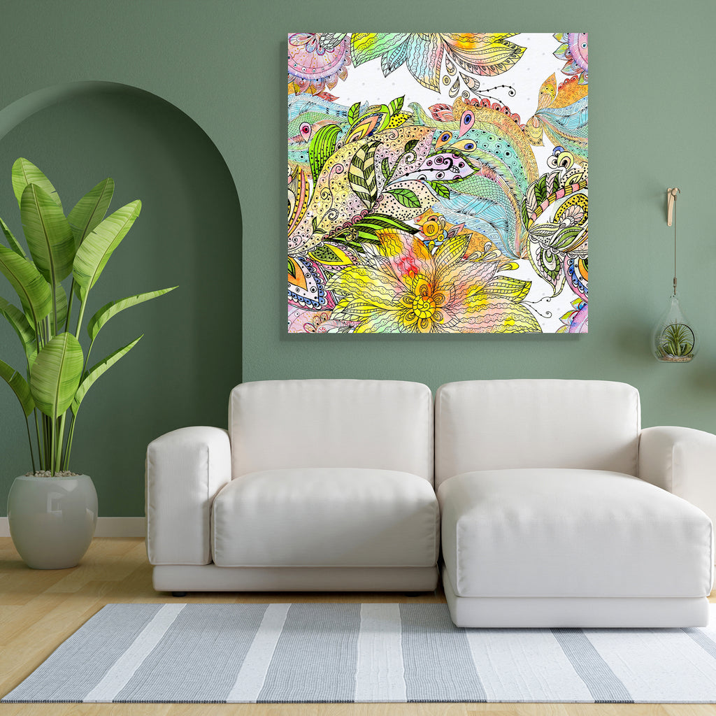 Abstract Texture Watercolor Peel & Stick Vinyl Wall Sticker - Laminated Wall Stickers - ArtzFolio.com