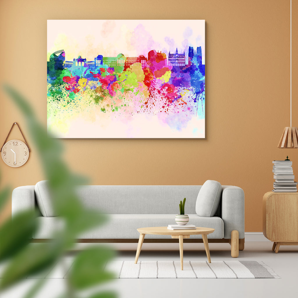 Skyline of Brussels, Capital of Belgium Peel & Stick Vinyl Wall Sticker-Laminated Wall Stickers-ART_VN_UN-IC 5006248 IC 5006248, Abstract Expressionism, Abstracts, Ancient, Architecture, Art and Paintings, Cities, City Views, Historical, Illustrations, Landmarks, Medieval, Panorama, Places, Semi Abstract, Skylines, Splatter, Vintage, Watercolour, skyline, of, brussels, capital, belgium, peel, stick, vinyl, wall, sticker, abstract, art, background, bright, cityscape, color, colorful, creativity, europe, grun