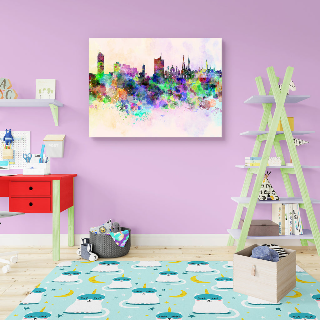 Vienna, Capital of Austria, Skyline Peel & Stick Vinyl Wall Sticker-Laminated Wall Stickers-ART_VN_UN-IC 5006249 IC 5006249, Abstract Expressionism, Abstracts, Ancient, Architecture, Art and Paintings, Cities, City Views, Historical, Illustrations, Landmarks, Medieval, Panorama, Places, Semi Abstract, Skylines, Splatter, Vintage, Watercolour, vienna, capital, of, austria, skyline, peel, stick, vinyl, wall, sticker, abstract, art, background, bright, cityscape, color, colorful, creativity, europe, grunge, il