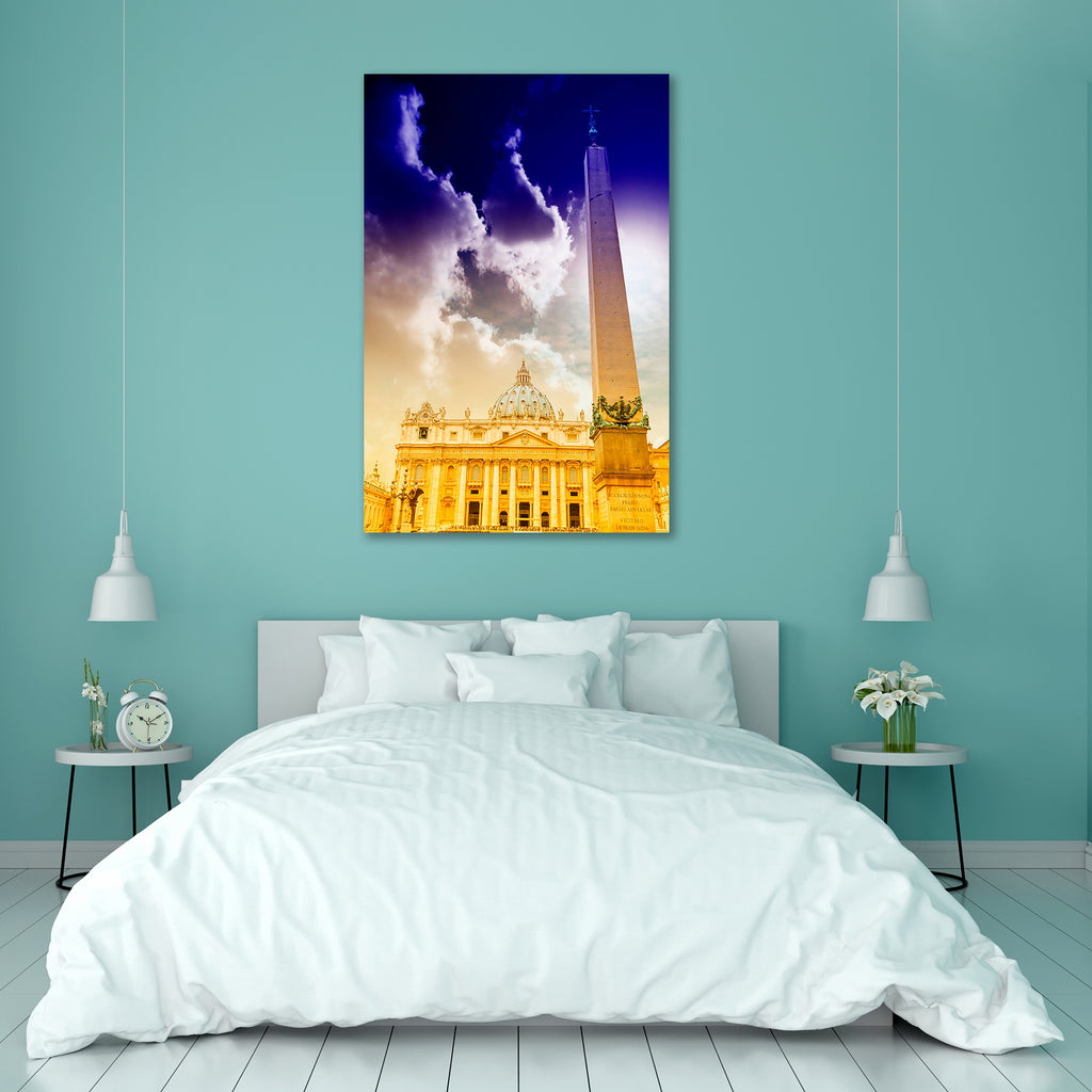 St. Peter In Vatrican, Rome Peel & Stick Vinyl Wall Sticker-Laminated Wall Stickers-ART_VN_UN-IC 5006257 IC 5006257, Ancient, Architecture, Automobiles, Cities, City Views, God Ram, Hinduism, Historical, Italian, Landscapes, Medieval, Panorama, Religion, Religious, Scenic, Transportation, Travel, Vehicles, Vintage, st., peter, in, vatrican, rome, peel, stick, vinyl, wall, sticker, basilica, building, cathedral, catholic, church, city, cityscape, dome, europe, italy, landscape, monument, night, old, roma, sa