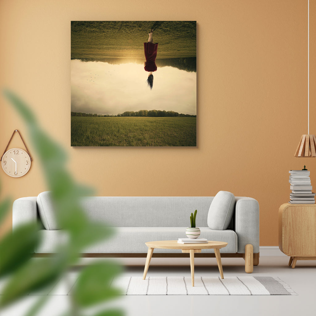 Surreal Woman Walks Through A Field Upside Down Peel & Stick Vinyl Wall Sticker-Laminated Wall Stickers-ART_VN_UN-IC 5006268 IC 5006268, Abstract Expressionism, Abstracts, Nature, Scenic, Semi Abstract, Surrealism, surreal, woman, walks, through, a, field, upside, down, peel, stick, vinyl, wall, sticker, concept, abstract, clouds, dress, float, girl, grass, hair, red, sky, walk, artzfolio, wall sticker, wall stickers, wallpaper sticker, wall stickers for bedroom, wall decoration items for bedroom, wall deco
