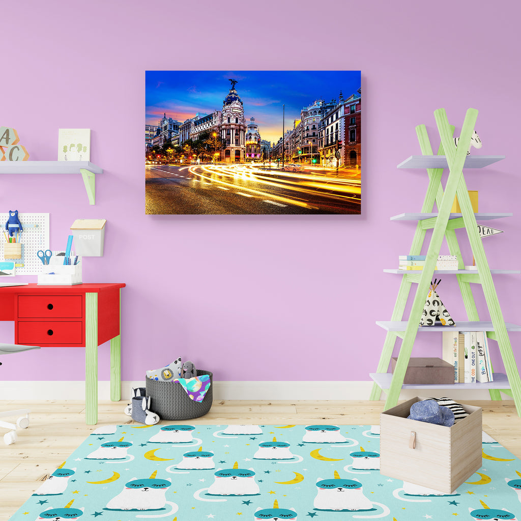 Traffic Lights on Gran Via Street in Madrid, Spain D2 Peel & Stick Vinyl Wall Sticker-Laminated Wall Stickers-ART_VN_UN-IC 5006279 IC 5006279, Ancient, Architecture, Art and Paintings, Automobiles, Cars, Cities, City Views, Culture, Ethnic, God Ram, Hinduism, Historical, Landmarks, Landscapes, Medieval, Panorama, Places, Scenic, Signs and Symbols, Skylines, Spanish, Symbols, Traditional, Transportation, Travel, Tribal, Urban, Vehicles, Vintage, World Culture, traffic, lights, on, gran, via, street, in, madr