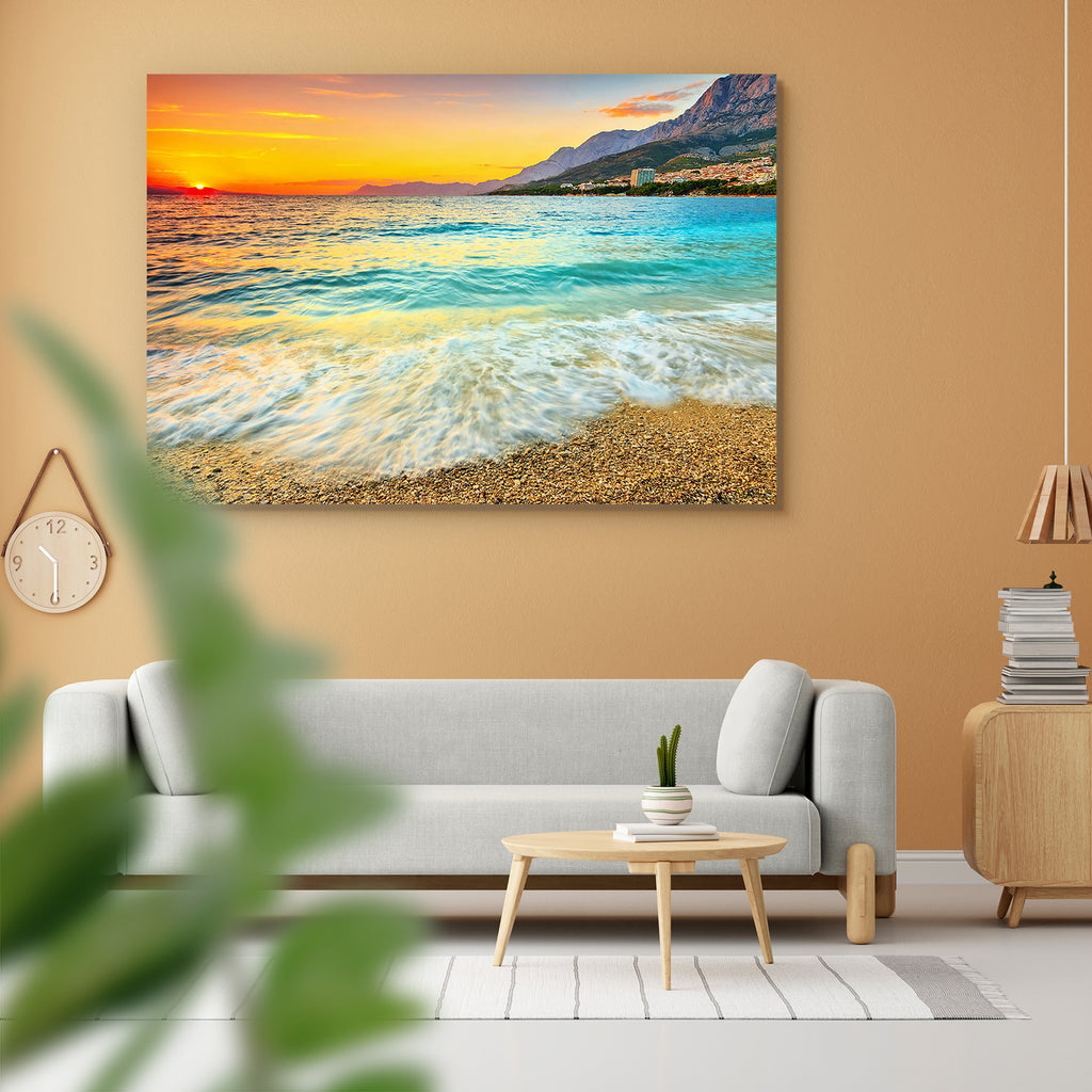 Magical Sunset over the Beach, Dalmatia, Croatia Peel & Stick Vinyl Wall Sticker-Laminated Wall Stickers-ART_VN_UN-IC 5006318 IC 5006318, Architecture, Automobiles, Cities, City Views, God Ram, Hinduism, Landscapes, Mountains, Nature, Panorama, Scenic, Sunrises, Sunsets, Transportation, Travel, Urban, Vehicles, magical, sunset, over, the, beach, dalmatia, croatia, peel, stick, vinyl, wall, sticker, adriatic, background, bay, blue, building, city, cityscape, clouds, coastline, daylight, destinations, europe,