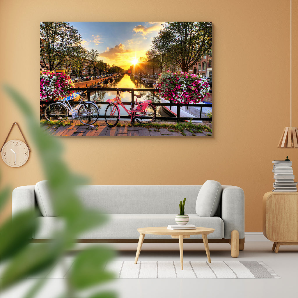 Flowers & Bicycles On The Bridge In Spring Peel & Stick Vinyl Wall Sticker-Laminated Wall Stickers-ART_VN_UN-IC 5006321 IC 5006321, Automobiles, Bikes, Botanical, Cities, City Views, Culture, Ethnic, Floral, Flowers, God Ram, Hinduism, Landscapes, Nature, Panorama, Scenic, Sunrises, Sunsets, Traditional, Transportation, Travel, Tribal, Urban, Vehicles, World Culture, bicycles, on, the, bridge, in, spring, peel, stick, vinyl, wall, sticker, amsterdam, netherlands, bicycle, holland, sunrise, europe, canal, su
