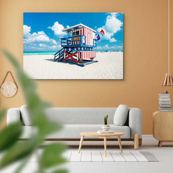 Lifeguard Hut in South Beach, Miami USA Peel & Stick Vinyl Wall Sticker-Laminated Wall Stickers-ART_VN_UN-IC 5006339 IC 5006339, American, Automobiles, Flags, Holidays, Landmarks, Places, Signs, Signs and Symbols, Stars, Stripes, Transportation, Travel, Tropical, Vehicles, lifeguard, hut, in, south, beach, miami, usa, peel, stick, vinyl, wall, sticker, for, home, decoration, florida, baywatch, america, attraction, beautiful, blue, cabin, danger, day, design, destination, famous, flag, guard, holiday, landma