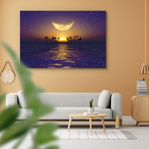 Big Yellow Moon Over Purple Sunset Peel & Stick Vinyl Wall Sticker-Laminated Wall Stickers-ART_VN_UN-IC 5006345 IC 5006345, Fantasy, Landscapes, Love, Nature, Romance, Scenic, Space, Stars, Sunsets, Tropical, big, yellow, moon, over, purple, sunset, peel, stick, vinyl, wall, sticker, for, home, decoration, sun, and, moonlight, beaches, beauty, blue, coastline, coconut, color, dark, dusk, evening, fairy, full, glowing, gradient, horizon, idyllic, islands, land, light, morning, night, nobody, ocean, pacific, 