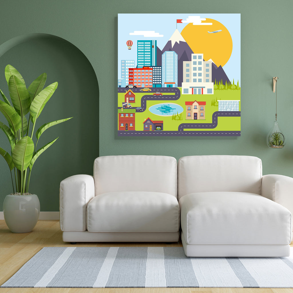 Urban City Landscape Peel & Stick Vinyl Wall Sticker-Laminated Wall Stickers-ART_VN_UN-IC 5006363 IC 5006363, Architecture, Automobiles, Cars, Cities, City Views, Flags, God Ram, Hinduism, Icons, Illustrations, Landscapes, Modern Art, Mountains, Panorama, Scenic, Signs, Signs and Symbols, Transportation, Travel, Urban, Vehicles, city, landscape, peel, stick, vinyl, wall, sticker, agency, background, balloon, blocks, buildings, cityscape, day, design, driveway, environment, estate, exterior, flag, flat, fore