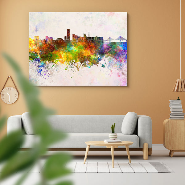 Yokohama, Japan, Skyline Peel & Stick Vinyl Wall Sticker-Laminated Wall Stickers-ART_VN_UN-IC 5006369 IC 5006369, Abstract Expressionism, Abstracts, Ancient, Architecture, Art and Paintings, Asian, Cities, City Views, Historical, Illustrations, Japanese, Landmarks, Medieval, Panorama, Places, Semi Abstract, Skylines, Splatter, Vintage, Watercolour, yokohama, japan, skyline, peel, stick, vinyl, wall, sticker, for, home, decoration, abstract, art, asia, background, bright, cityscape, color, colorful, creativi