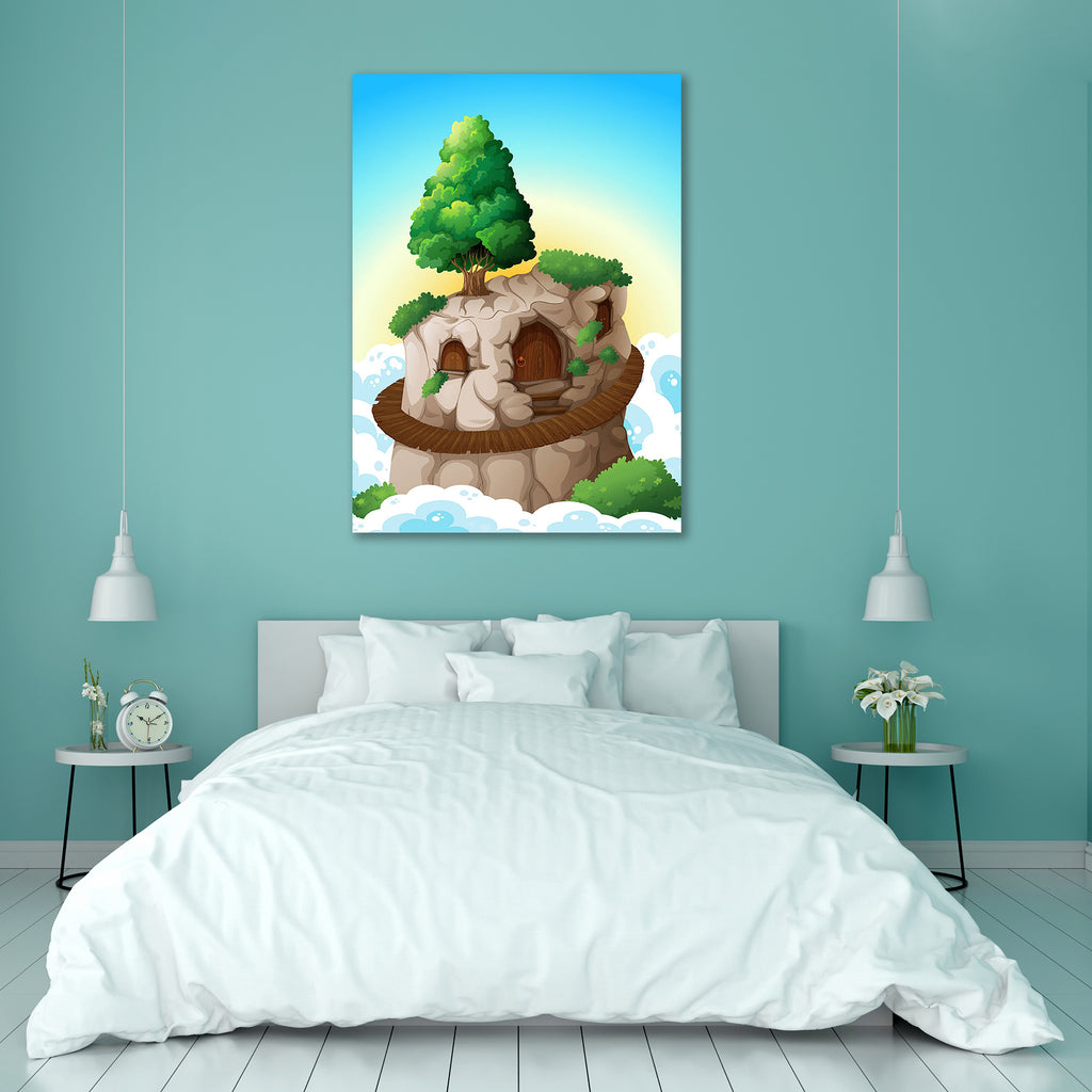 House on a Clift Peel & Stick Vinyl Wall Sticker-Laminated Wall Stickers-ART_VN_UN-IC 5006380 IC 5006380, Animated Cartoons, Art and Paintings, Caricature, Cartoons, Digital, Digital Art, Drawing, Graphic, Illustrations, Landscapes, Marble and Stone, Mountains, Nature, Scenic, Sunsets, Wooden, house, on, a, clift, peel, stick, vinyl, wall, sticker, accommodation, blue, bridge, bush, cartoon, cave, clipart, clouds, collection, enviroment, fresh, grass, group, habitat, home, housing, illustration, landscape, 