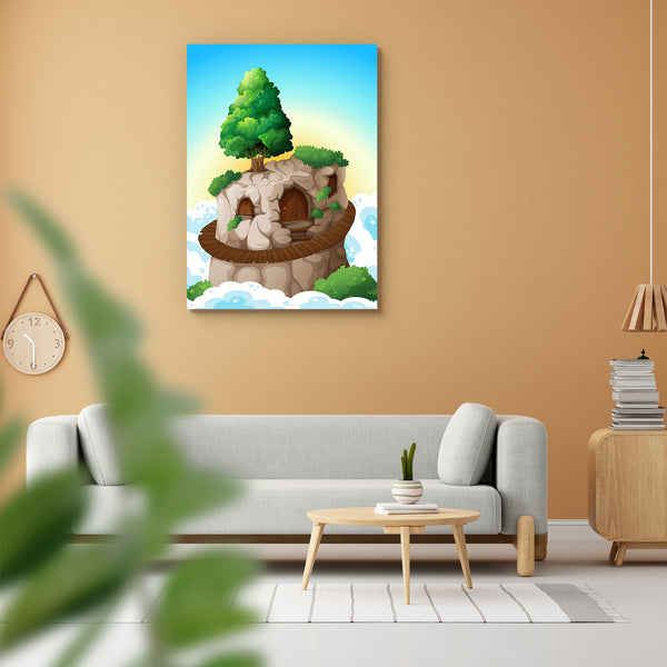 House on a Clift Peel & Stick Vinyl Wall Sticker-Laminated Wall Stickers-ART_VN_UN-IC 5006380 IC 5006380, Animated Cartoons, Art and Paintings, Caricature, Cartoons, Digital, Digital Art, Drawing, Graphic, Illustrations, Landscapes, Marble and Stone, Mountains, Nature, Scenic, Sunsets, Wooden, house, on, a, clift, peel, stick, vinyl, wall, sticker, for, home, decoration, accommodation, blue, bridge, bush, cartoon, cave, clipart, clouds, collection, enviroment, fresh, grass, group, habitat, housing, illustra