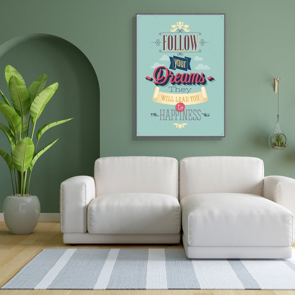 Follow Your Dreams D2 Peel & Stick Vinyl Wall Sticker-Laminated Wall Stickers-ART_VN_UN-IC 5006397 IC 5006397, Abstract Expressionism, Abstracts, Ancient, Calligraphy, Decorative, Digital, Digital Art, Graphic, Hipster, Historical, Illustrations, Medieval, Retro, Semi Abstract, Signs, Signs and Symbols, Text, Typography, Vintage, follow, your, dreams, d2, peel, stick, vinyl, wall, sticker, dream, lettering, ribbon, abstract, advertise, advertisement, advertising, background, beautiful, best, calligraphic, c