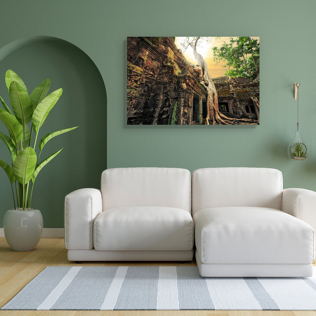 Ancient Ta Prohm Temple, Angkor Wat, Cambodia Peel & Stick Vinyl Wall Sticker-Laminated Wall Stickers-ART_VN_UN-IC 5006398 IC 5006398, Ancient, Architecture, Asian, Automobiles, Buddhism, Culture, Ethnic, Hinduism, Historical, Landmarks, Marble and Stone, Medieval, Nature, Places, Religion, Religious, Scenic, Spiritual, Sunrises, Sunsets, Traditional, Transportation, Travel, Tribal, Tropical, Vehicles, Vintage, Wooden, World Culture, ta, prohm, temple, angkor, wat, cambodia, peel, stick, vinyl, wall, sticke