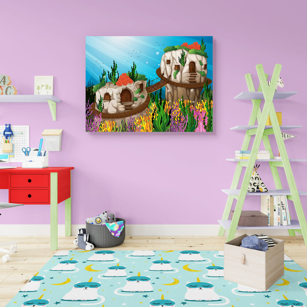 Two Caves Underwater Peel & Stick Vinyl Wall Sticker-Laminated Wall Stickers-ART_VN_UN-IC 5006399 IC 5006399, Animated Cartoons, Art and Paintings, Botanical, Caricature, Cartoons, Digital, Digital Art, Drawing, Floral, Flowers, Graphic, Illustrations, Landscapes, Marble and Stone, Nature, Scenic, two, caves, underwater, peel, stick, vinyl, wall, sticker, aqua, aquatic, blue, brick, bridge, cartoon, cave, clipart, coral, creature, doors, environment, fish, fresh, green, illustration, landscape, marine, ocea