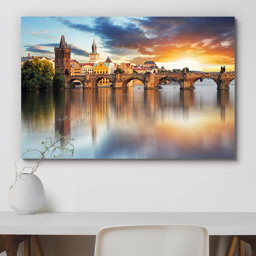 Charles Bridge in Prague, Czech Republic Peel & Stick Vinyl Wall Sticker-Laminated Wall Stickers-ART_VN_UN-IC 5006406 IC 5006406, Ancient, Architecture, Automobiles, Cities, City Views, Culture, Ethnic, Historical, Landmarks, Marble and Stone, Medieval, People, Places, Sunrises, Sunsets, Traditional, Transportation, Travel, Tribal, Urban, Vehicles, Vintage, World Culture, charles, bridge, in, prague, czech, republic, peel, stick, vinyl, wall, sticker, tourism, castle, history, blue, building, city, cityscap