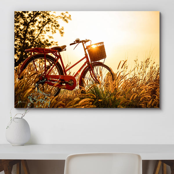 Bicycle At Sunset Peel & Stick Vinyl Wall Sticker-Laminated Wall Stickers-ART_VN_UN-IC 5006407 IC 5006407, Ancient, Art and Paintings, Automobiles, Bikes, Cities, City Views, Fashion, Hipster, Historical, Holidays, Landscapes, Medieval, Retro, Scenic, Sports, Sunsets, Transportation, Travel, Urban, Vehicles, Vintage, bicycle, at, sunset, peel, stick, vinyl, wall, sticker, for, home, decoration, spring, landscape, relax, lifestyle, relaxation, day, joy, autumn, bike, antique, art, artwork, basket, blue, brea