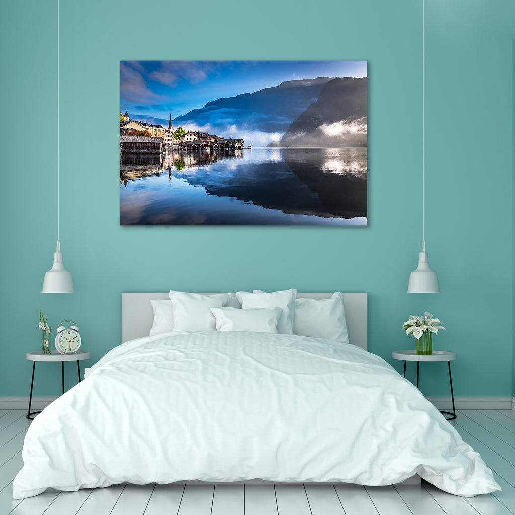 Foggy Morning on the Harbor in Hallstatt, Austria Peel & Stick Vinyl Wall Sticker-Laminated Wall Stickers-ART_VN_UN-IC 5006425 IC 5006425, Automobiles, Cities, City Views, Landmarks, Landscapes, Mountains, Nature, Places, Scenic, Seasons, Skylines, Sunrises, Sunsets, Transportation, Travel, Vehicles, foggy, morning, on, the, harbor, in, hallstatt, austria, peel, stick, vinyl, wall, sticker, alpine, alps, amazing, autumn, beautiful, calm, city, cottage, europe, evening, fall, famous, fog, forest, hill, lake,