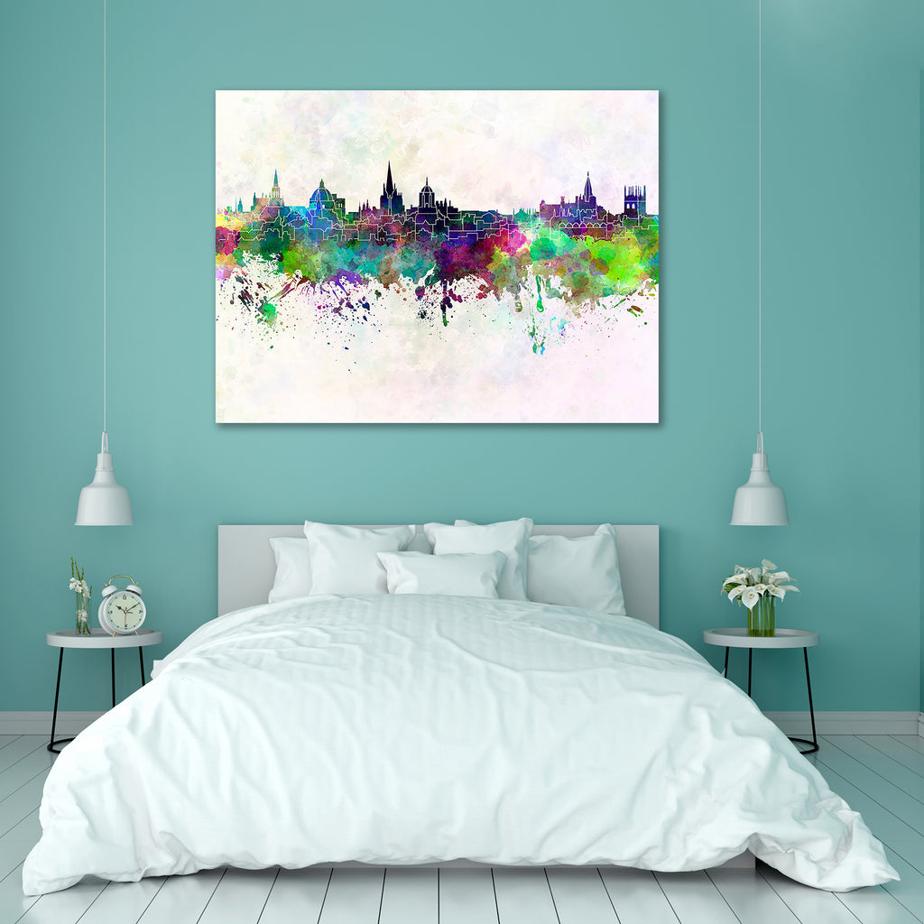 Oxford, England UK, Skyline in Watercolor Peel & Stick Vinyl Wall Sticker-Laminated Wall Stickers-ART_VN_UN-IC 5006435 IC 5006435, Abstract Expressionism, Abstracts, Architecture, Art and Paintings, Cities, City Views, Illustrations, Landmarks, Panorama, Places, Semi Abstract, Skylines, Splatter, Watercolour, oxford, england, uk, skyline, in, watercolor, peel, stick, vinyl, wall, sticker, abstract, art, background, bright, cityscape, color, colorful, creativity, europe, grunge, illustration, kingdom, landma